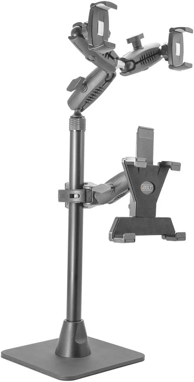 Alt view image 3 of 7 - iBOLT Stream-Cast Creator Custom mount kit with over 60 variations- great for live streaming tutorial videos and photos. Great for crafters, bakers, artists- iPhone 11 Pro, Samsung Galaxy S10/ Note 20