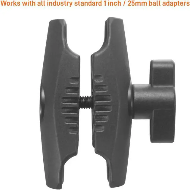 Alt view image 4 of 4 - iBOLT Composite 2.75 inch Double Socket Arm for All Industry Standard 1-inch / 25mm / B Size Ball adapters
