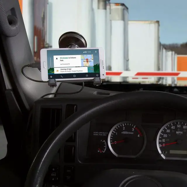 Alt view image 7 of 7 - iBOLT xProDock NFC Bizmount - Phone Holder/Mount with Heavy Duty Suction Cup Base and 2m microUSB Cable- for Your Windshield, Dashboard - for Telematic Commuters, Fleets, Cars, Large Trucks, Vans