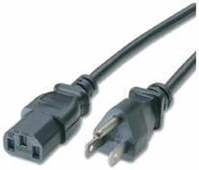 Alt view image 8 of 9 - C2G 14719 18 AWG Universal Power Cord - NEMA 5-15P to IEC320C13, TAA Compliant, Black (25 Feet, 7.62 Meters)