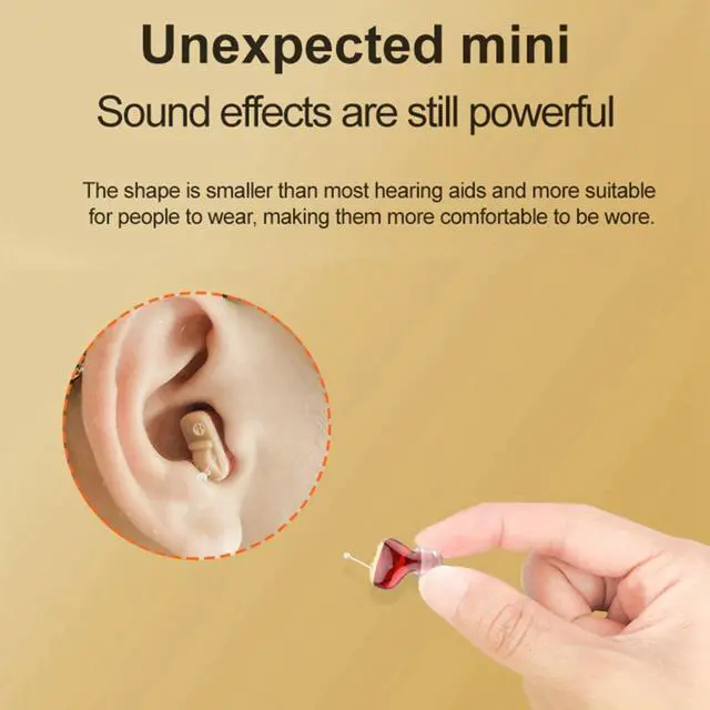Alt view image 4 of 7 - IncenSonic Rechargeable Hearing Aid Sound Amplifier in-the-Canal (ITC) Preconfigured Full Digital Hearing Amplifier for the Mild-moderate Hard of Hearing Individuals (Set of 1 Pair)
