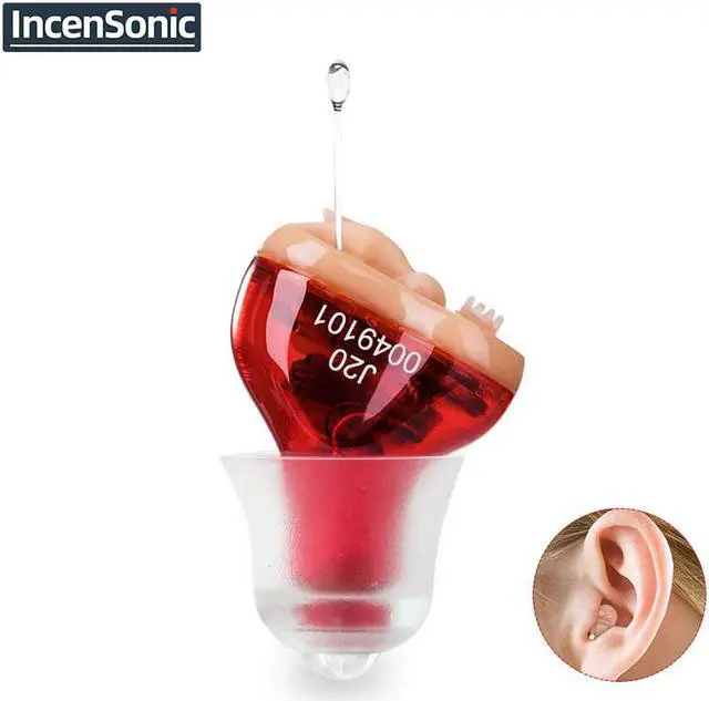 Main image of IncenSonic Mini Sound Amplifier, Ear Sound Enhancer, Noise Reduction, Enhanced Speech, Feedback Cancellation, Suitable for Adults (1 Pair)