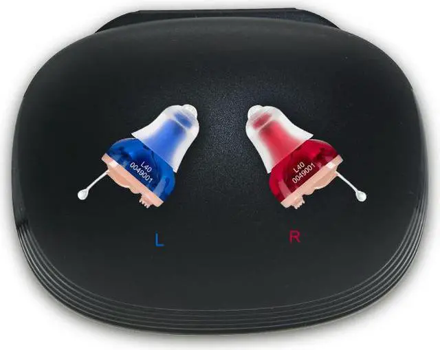 Alt view image 5 of 7 - IncenSonic Hearing Aid Amplifiers for Seniors Adults Noise-Cancelling - a tiny one-piece completely-in-the-canal (CIC) Invisible Adjustable Tone Voice Sound Amplifiers (Set of 1 Pair)