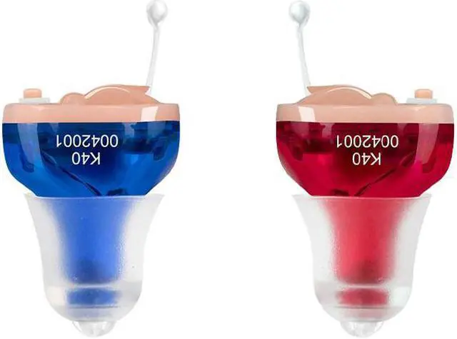 Main image of IncenSonic Hearing Aid Sound Amplifiers for Seniors Adults 4 Cannal Noise-Cancelling - a tiny one-piece completely-in-the-canal (CIC) Invisible Adjustable Tone Voice Amplifiers K40 (Set of 1 Pair)