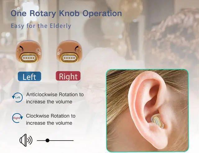 Alt view image 7 of 7 - Magnetic Charging Hearing Aids Wireless Invisible In Ear Mini Rechargeable Sound Amplifier for Elderly Care Deaf