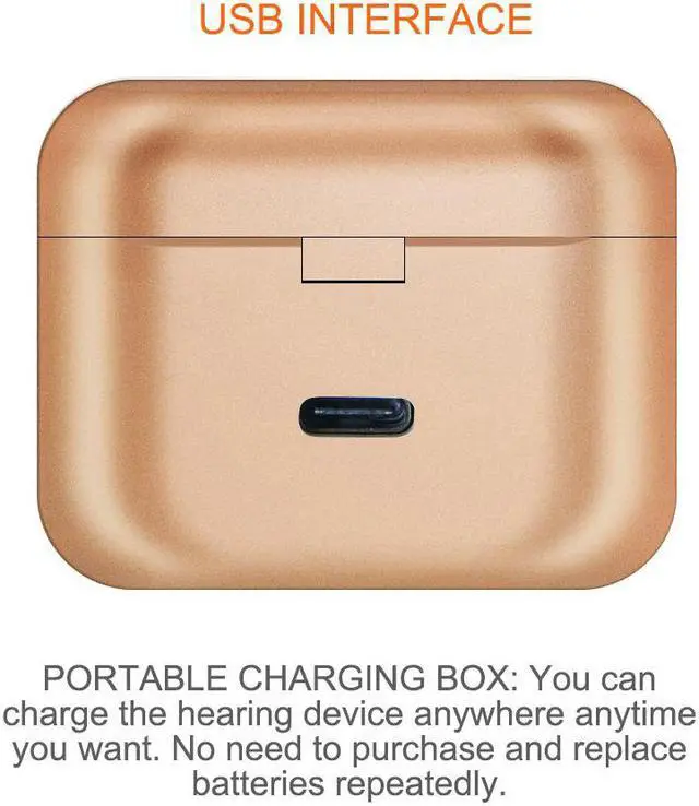 Alt view image 3 of 7 - 6 Cannel New Rechargeable Hearing Aids for Deafness/Elderly Adjustable Wireless Invisible Mini Ear Sound Amplifier with Charing Box
