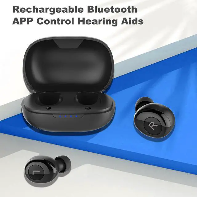 Alt view image 5 of 7 - Rechargeable Hearing Aid Bluetooth Digital Audio Portable Speaker for Seniors Fashion H001 App Adjustable