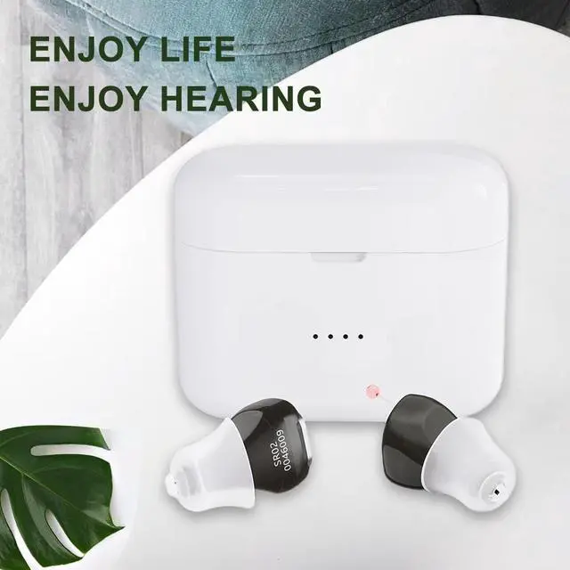 Alt view image 6 of 7 - Elderly Rechargeable Magnetic Hearing Aid USB Mini Inner Ear Portable Amplifier SR02 Adjustable Audio