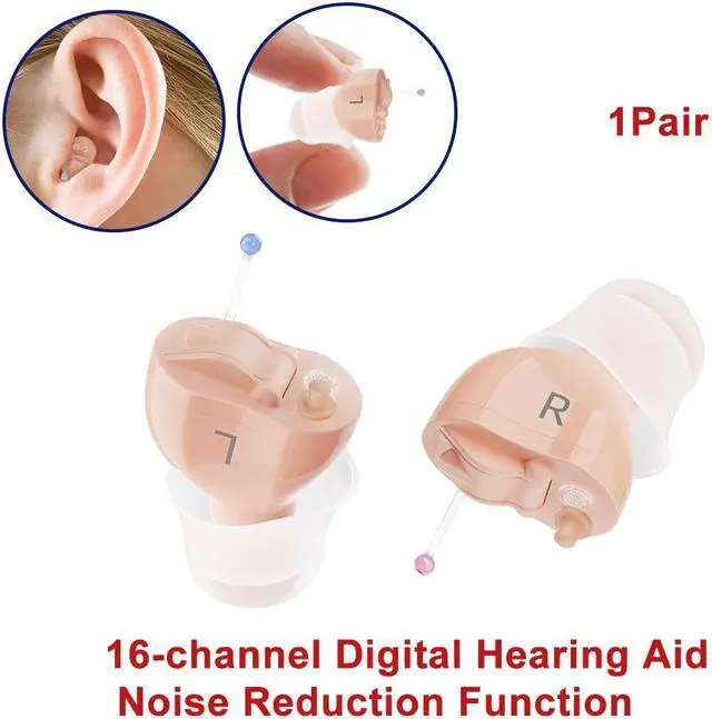 Alt view image 3 of 6 - 16 Channel Digital CIC Assisted Hearing Amplifier For Advanced Comfort Design Of Invisible Hearing Aid F23D3 Noise Reduction