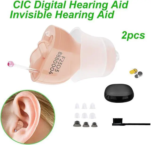 Alt view image 6 of 6 - 16 Channel Digital CIC Assisted Hearing Amplifier For Advanced Comfort Design Of Invisible Hearing Aid F23D3 Noise Reduction