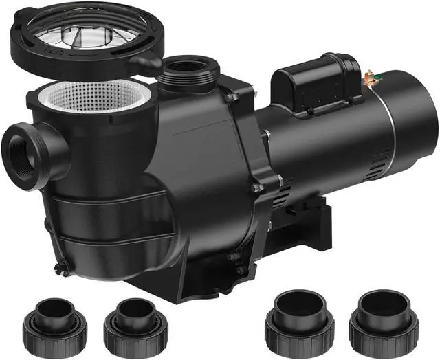 Main image of 2.0HP 6540GPH Pool Pumps Above Ground and Inground, 1725RPM/3450RPM 2-Speed Swimming Pool Pumps, Super Power, Salt/Fresh Water, IP44 Waterproof, Energy Saving
