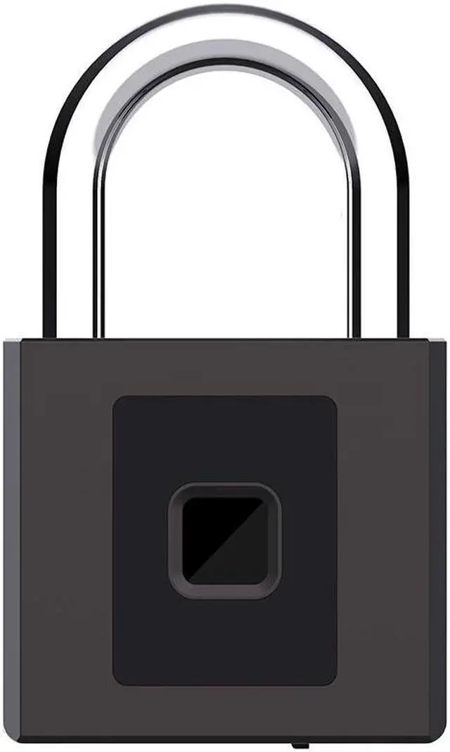 Alt view image 7 of 7 - Large Size Keyless USB Rechargeable Door Lock Fingerprint Smart Padlock Quick Unlock Zinc alloy Metal For Warehouse Factory