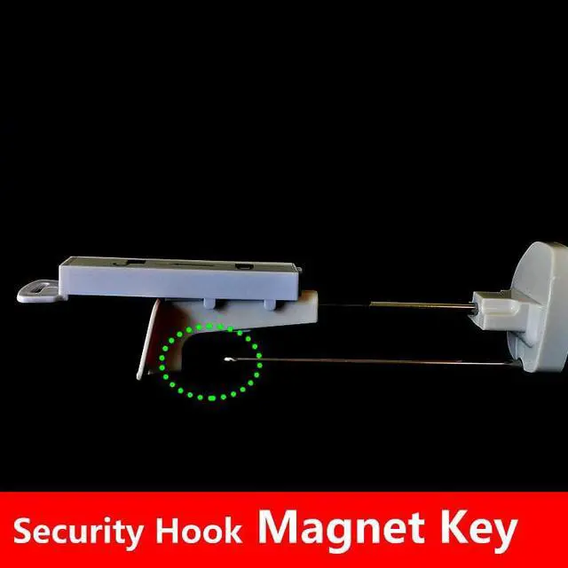Alt view image 5 of 7 - 1pcs White Security Hook Magnet Key S3 Handkey Eas Magnetic Detacher Releaser Lockpicks For Supermarket Display Hook Stop Lock