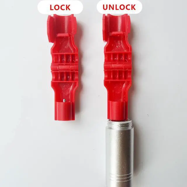 Alt view image 6 of 7 - 100pcs/Bag Red 6mm Stop Lock Store Display Security Hook Stem&peg Stoplok Plastic Anti-Theft Hook Stoplock EAS Security Tag