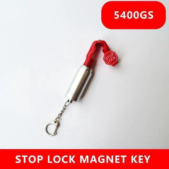 Alt view image 6 of 7 - 51pcs Stop Lock And Magnetic Key Detacherfor Store Display Security Hook Stoplok Plastic Little Red Hook Lock 6mm