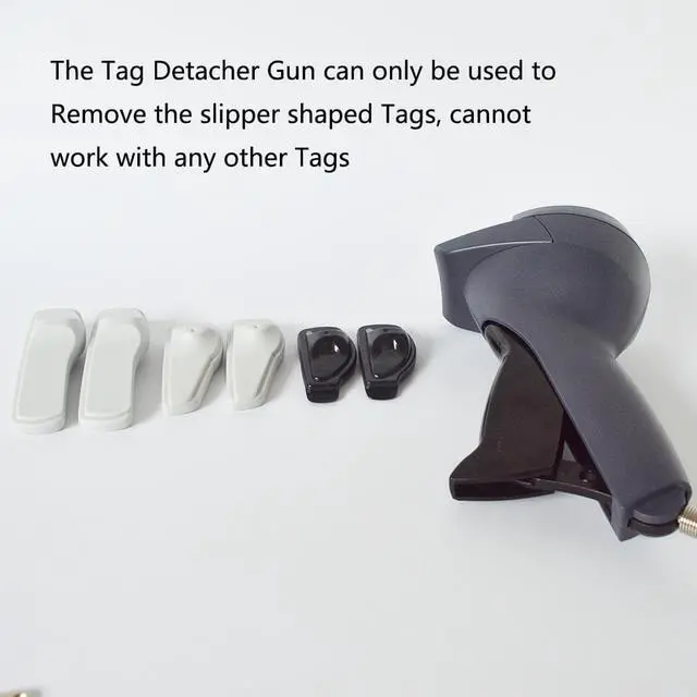 Alt view image 5 of 7 - Slipper Shape Tag Handheld Remover Security Tag EAS Clothes Hard Tag AM 58Khz EAS System for Supermarket Retail Store