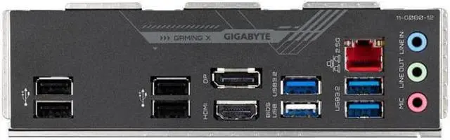 Alt view image 5 of 5 - GIGABYTE B660M GAMING X rev. 1.1) Intel B660 LGA 1700 M-ATX Motherboard with DDR4, Dual M.2, PCIe 4.0, USB 3.2 Gen2 Type-C,  DDR4