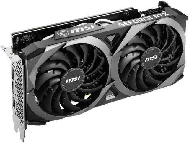 Alt view image 4 of 7 - MSI Ventus GeForce RTX 3070 8GB GDDR6 PCI Express 4.0 Video Card RTX 3070 Ventus 2X 8G OC LHR