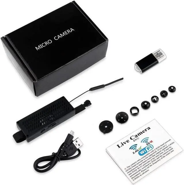 Alt view image 7 of 7 - New Spy Camera Hidden Camera Nanny Cam, MITUUT Mini Camera 4K Ultra HD with Wireless WiFi Camera, Portable Home Security Indoor Outdoor Secret Pinhole Small Camera