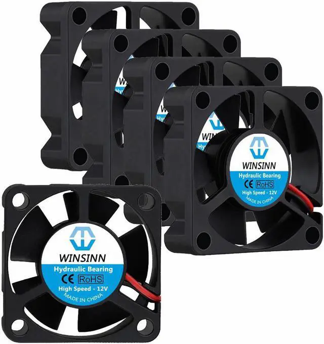 Main image of WINSINN DC 30mm Fan 12V 3010 Hydraulic Bearing Brushless Cooling 30mmx10mm 2PIN (Pack of 5Pcs)