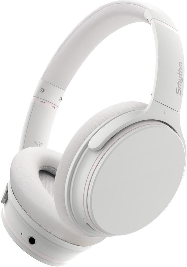 Main image of Srhythm NC25 Active Noise Cancelling Headphones Bluetooth 5.3,ANC Stereo Headset Over-Ear with Hi-Fi,Mic,50H Playtime,Voice Assistant,Low Latency Game Mode White