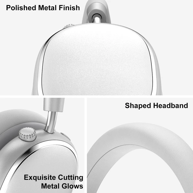Alt view image 7 of 7 - Srhythm NiceComfort 95 Hybrid Noise Cancelling Headphones,Wireless Bluetooth Headset with Transparency Mode,HD Sound