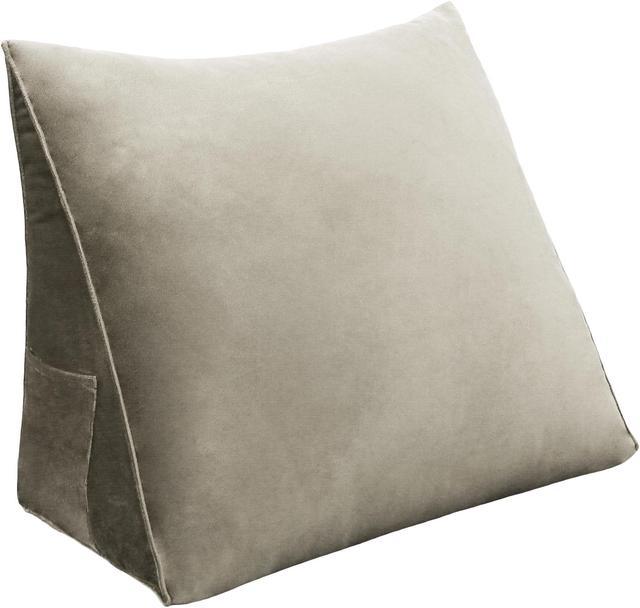 Floor Cushion Sofa Reading Pillow Bed Foam Wedge for Sitting Up In