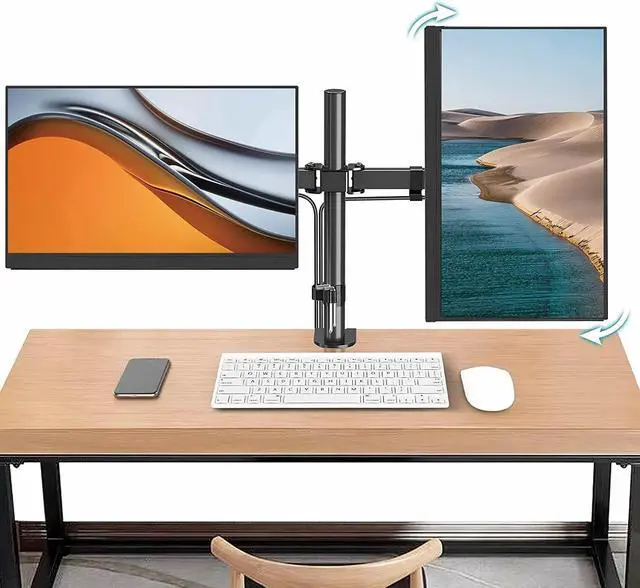 Alt view image 5 of 7 - 17.3 inch Portable Monitor Ultra Slim - Mini HDMI USB Type-C Monitor,1920 x 1080p,Built-in Speaker,IPS LCD Panel,Compatible with PS4/Switch/PC/Mac