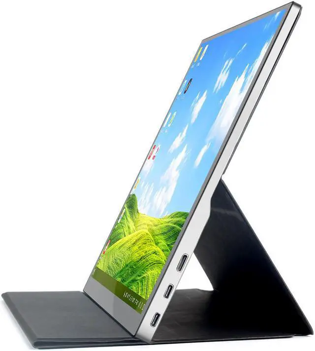 Alt view image 4 of 7 - 15.6" Portable Monitor - Msdong 4K (3840×2160) IPS HDR/100% sRGB Monitor for Laptop,FreeSync with Built-in Speakers HDMI for Xbox PS4 Switch Laptop PC Phone Mac Surface,VESA mountable