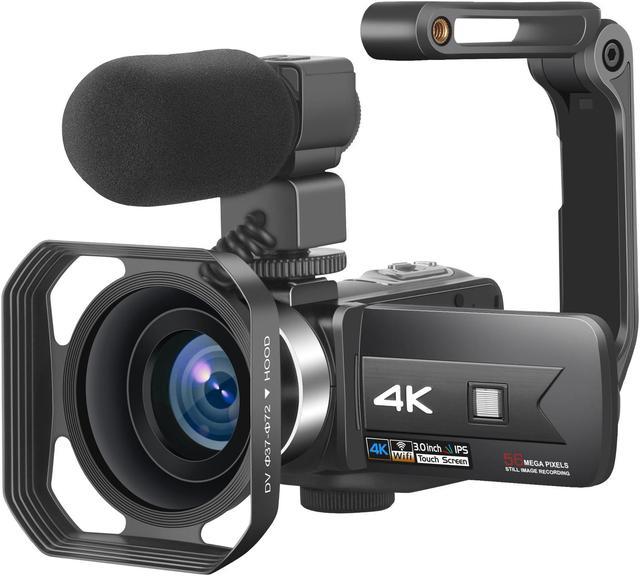Montgomery Pull out tolerance Video Camera 4K, Camera for YouTube Live Streaming 56MP, Easy to Use  Vlogging Camera with External Microphone, IR Night Vision 16X Digital Zoom  WiFi Remote Control Video Recorder - Newegg.com
