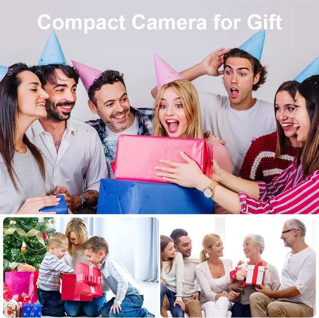 Alt view image 4 of 7 - Cameras for Photography,4K Digital Camera,48MP Vlogging Camera for Youtube,Multi-Filters Point and Shoot Camera,WiFi Travel Camera with Auto Focus,18X Zoom,32G TF Cards,2 Batteries for Beginners-White