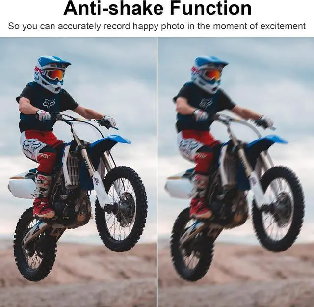 Alt view image 5 of 6 - Digital Camera,4K Cameras for Photography,18X Digital Zoom,2 Batteries,32G TF Card,AutoFocus,Anti-Shake,Dual Camera,48MP Vlogging Camera for YouTube,Live Stream,Beginners Gray