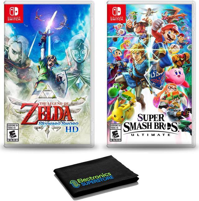The Legend of Zelda: Skyward Sword HD and Super Smash Bros. Ultimate - Two  Game Bundle For Nintendo Switch 
