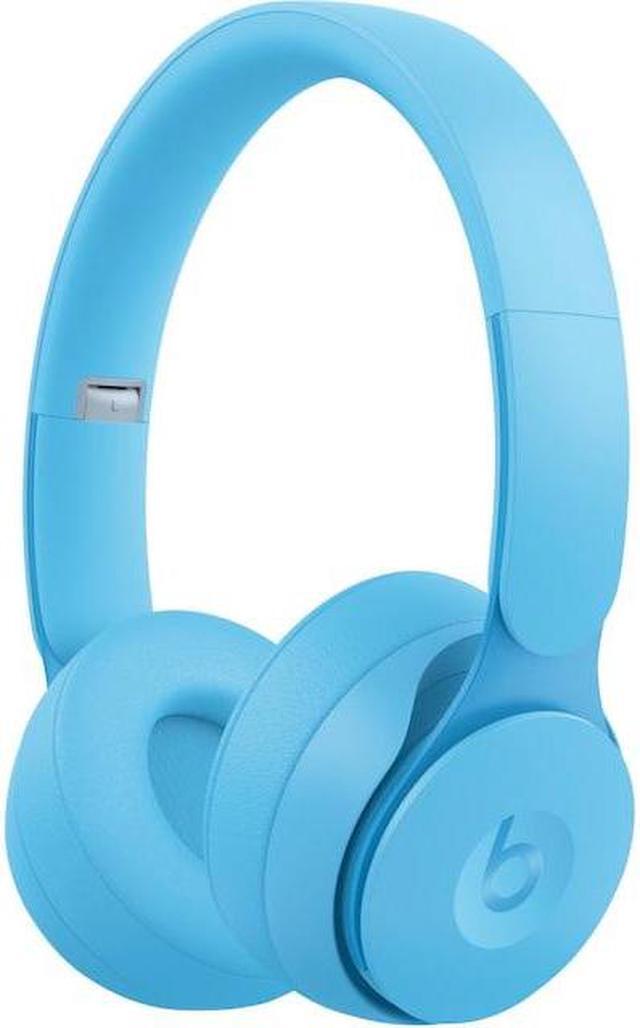 Alt view image 11 of 13 - Beats by Dr. Dre Solo Pro Wireless Headphones - Stereo - Wireless - Bluetooth - Over-the-head - Binaural - Circumaural - Noise Canceling - Light Blue