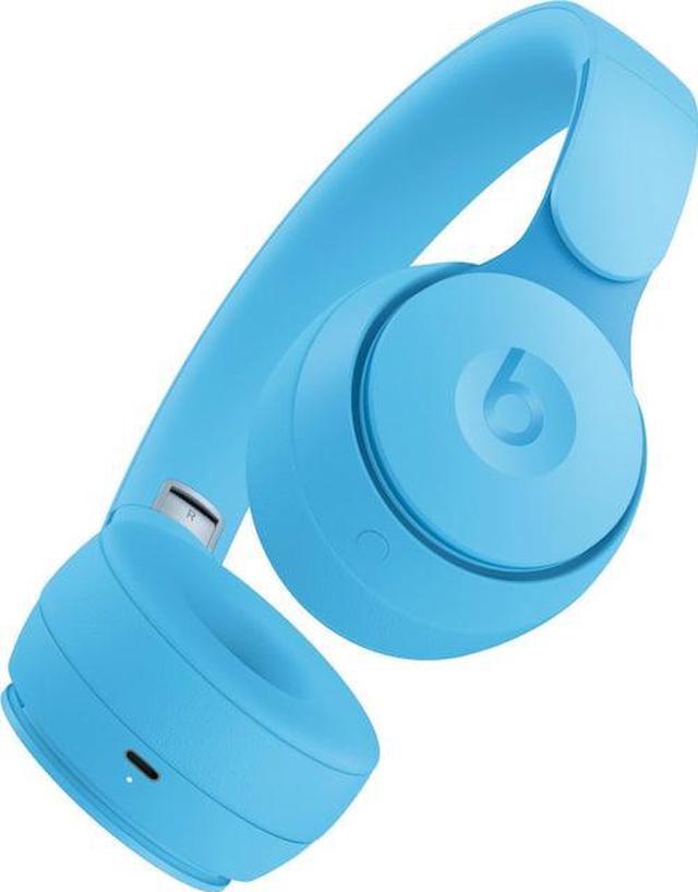 Alt view image 13 of 13 - Beats by Dr. Dre Solo Pro Wireless Headphones - Stereo - Wireless - Bluetooth - Over-the-head - Binaural - Circumaural - Noise Canceling - Light Blue