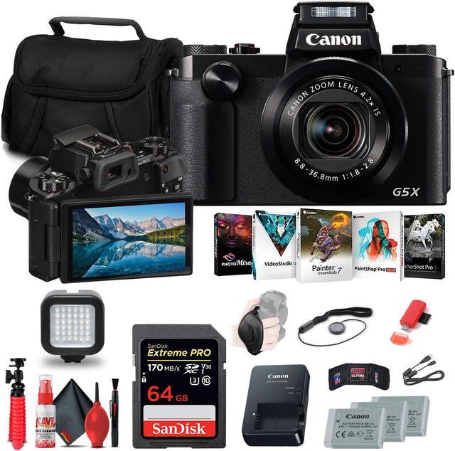 Canon PowerShot G5 X Digital Camera (0510C001) Pro Bundle - Newegg.ca