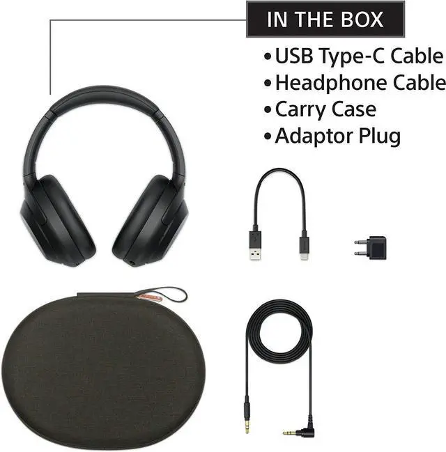 Alt view image 9 of 20 - Sony WH-1000XM4 Wireless Industry Leading Noise Canceling Overhead Headphones with Mic for Phone-Call and Alexa Voice Control, Blue