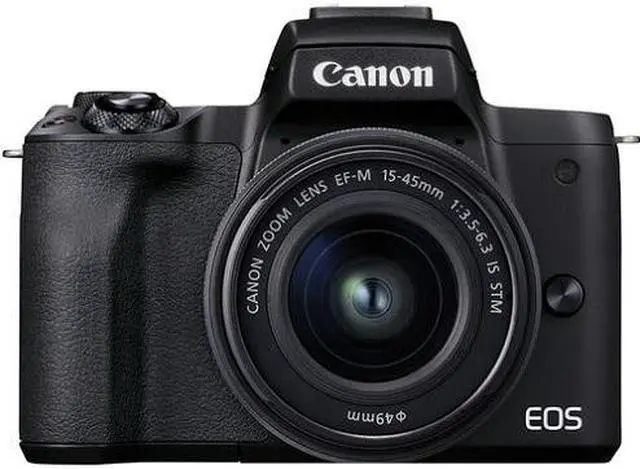 Alt view image 7 of 10 - Canon EOS M50 Mark II 24.1 Megapixel Mirrorless Camera with Lens Black 4728C006