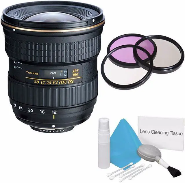 Alt view image 3 of 4 - Tokina 12-28mm f/4.0 AT-X Pro APS-C Lens for Canon (International Model) +Deluxe Cleaning Kit + 77mm 3 Piece Filter Kit Bundle 2