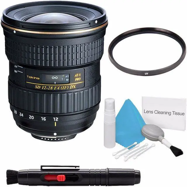 Alt view image 2 of 3 - Tokina 12-28mm f/4.0 AT-X Pro APS-C Lens for Canon (International Model) +Deluxe Cleaning Kit + Lens Cleaning Pen + 77mm 3 Piece Filter Kit Bundle 4