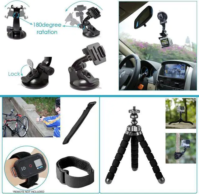 Alt view image 4 of 5 - GoPro MAX 360 Waterproof Action Camera --With 50 Piece Accessory Kit