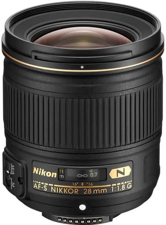 Alt view image 4 of 4 - Nikon AF-S NIKKOR 28mm f/1.8G Lens (INTL Model) with Lens Case and Filter Kits Bundle