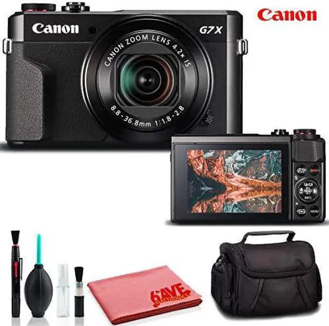 Alt view image 8 of 8 - Canon PowerShot G7 X Mark II Digital Camera (International Model) - Deluxe Kit