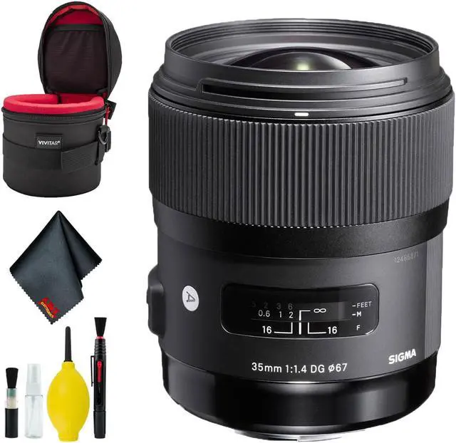 Main image of Sigma 35mm f/1.4 DG HSM Art Lens for Nikon F Deluxe Kit