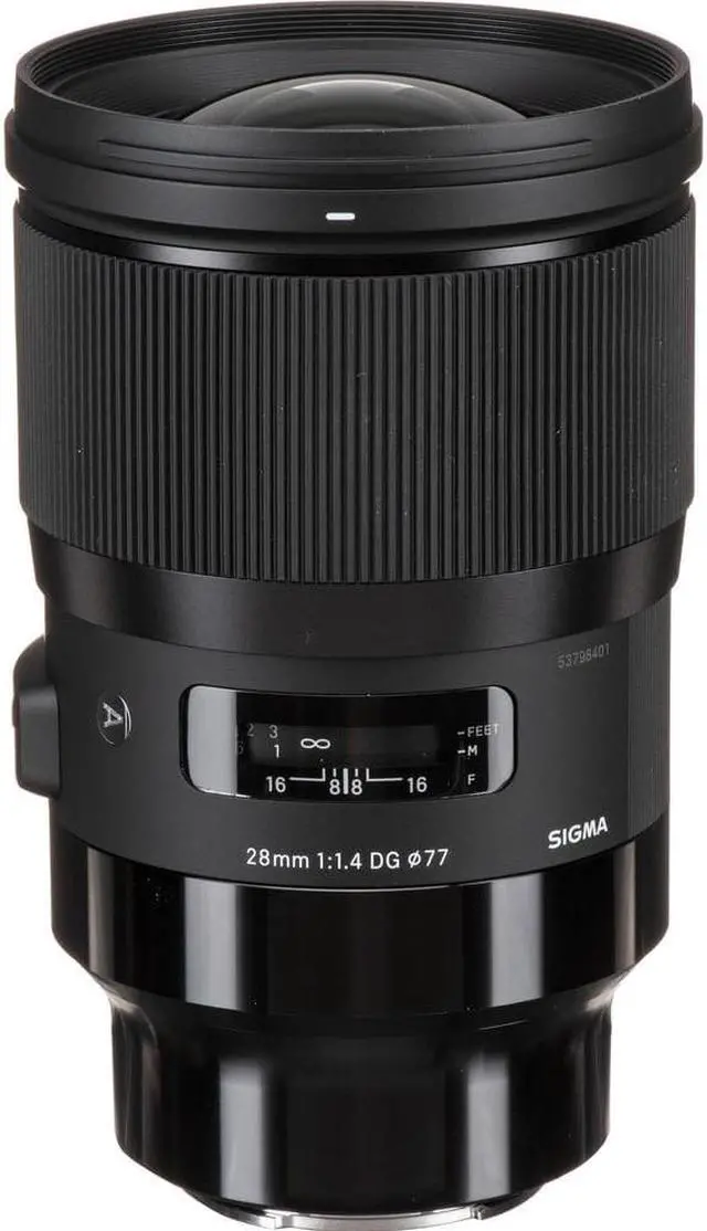 Alt view image 2 of 4 - Sigma 28mm f/1.4 DG HSM Art Lens for Sony E Mount (441965) with: Sandisk 64gb SD Card, 9PC Filter Kit + More