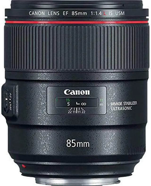 Alt view image 2 of 2 - Canon EF 85mm f/1.4L IS USM Lens (Intl Model) - Perfect Prime Portrait Lens With: Pro UV/CPL/F, Macro + Graduated Filter Set + Cleaning Kit + Card Reader