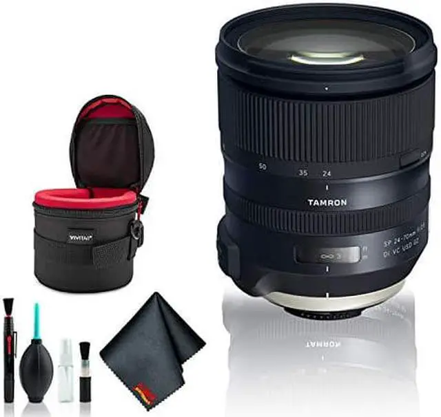 Alt view image 4 of 4 - Tamron SP 24-70mm f/2.8 Di VC USD G2 Lens for Nikon F - Deluxe Bundle