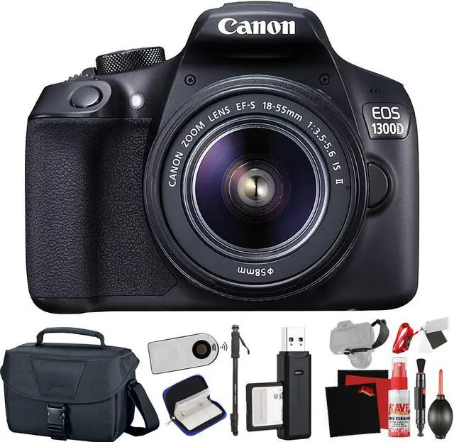 Main image of Canon EOS Rebel T6 Digital SLR Camera Kit with EF-S 18-55mm f/3.5-5.6 DC III Lens with Extra Accessory Bundle