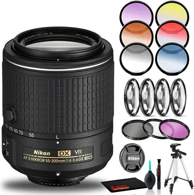 Nikon Zoom Lens Nikon Camera Lens Nikon 55-200mm F/4-5.6G ED-IF AF