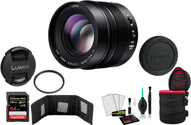 Main image of PANASONIC 42.5MM F1.2 ASPH LEICA DG LENS with Memory Card (International Model)
